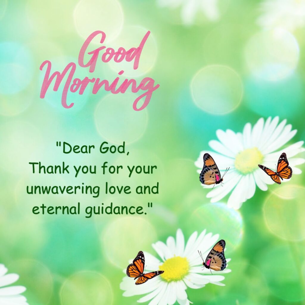 Good Morning God