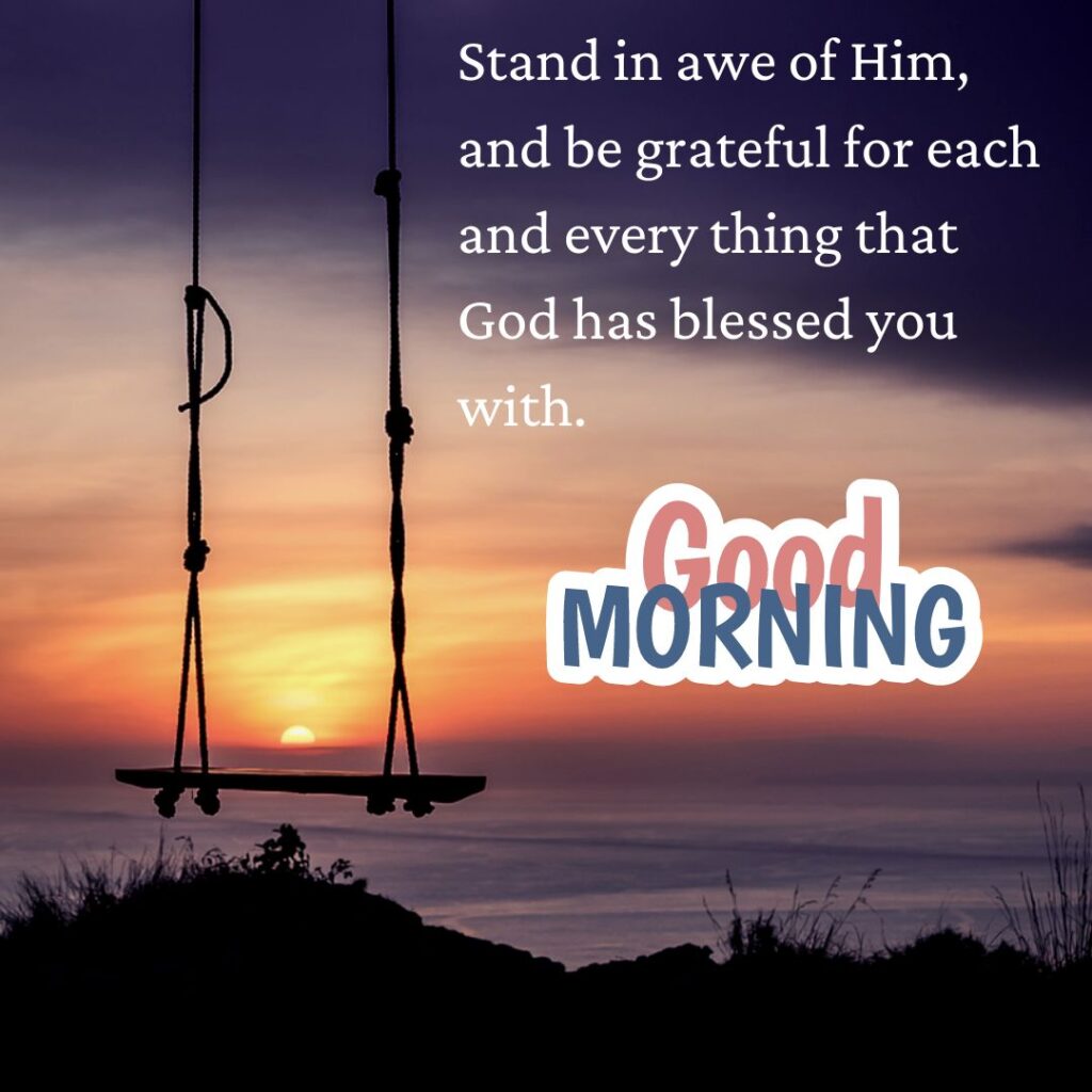 Good Morning God