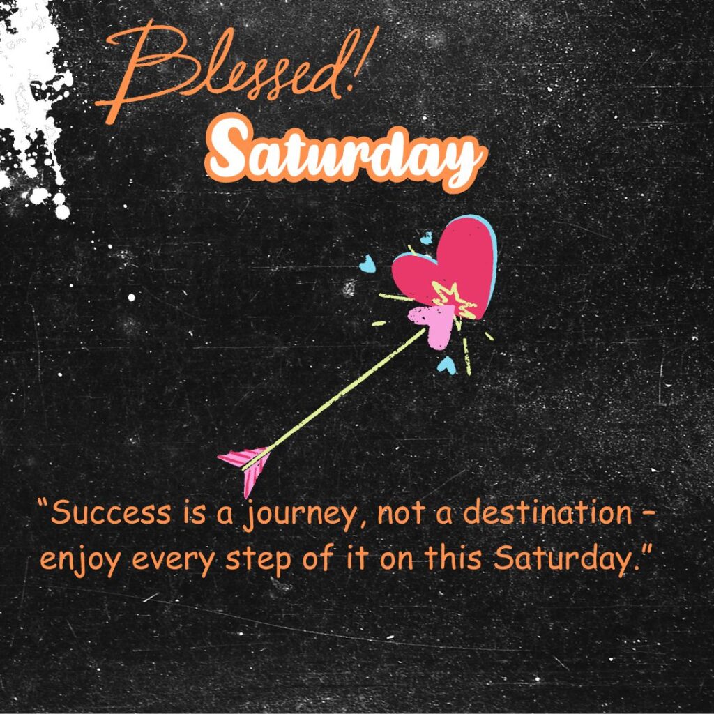 Good Morning Saturday Quotes for success