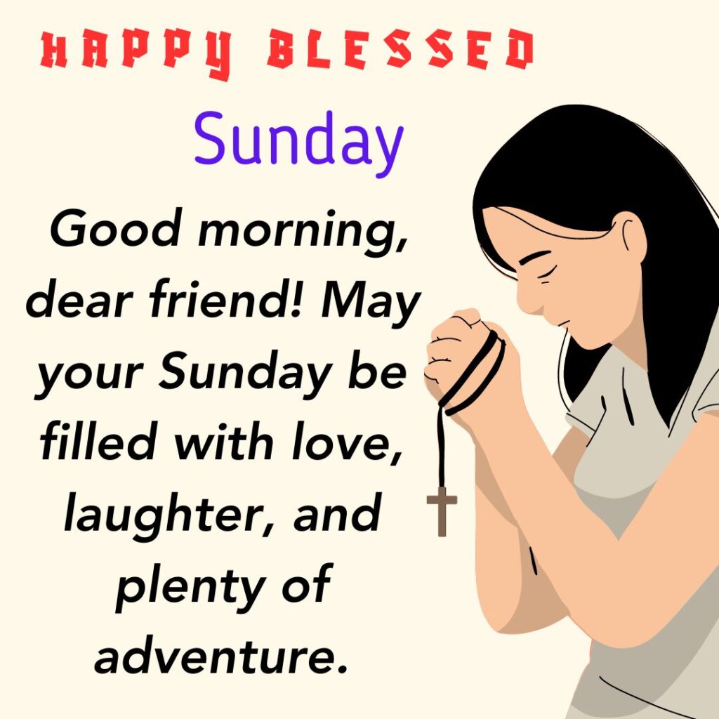 Wishing Good Morning Sunday Blessing Images