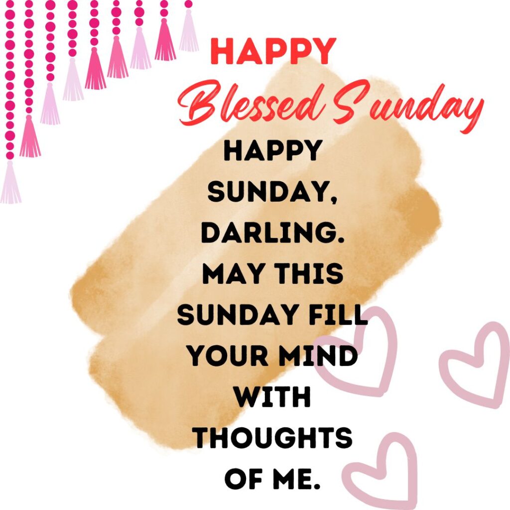 Good Morning Sunday Blessing Ideas