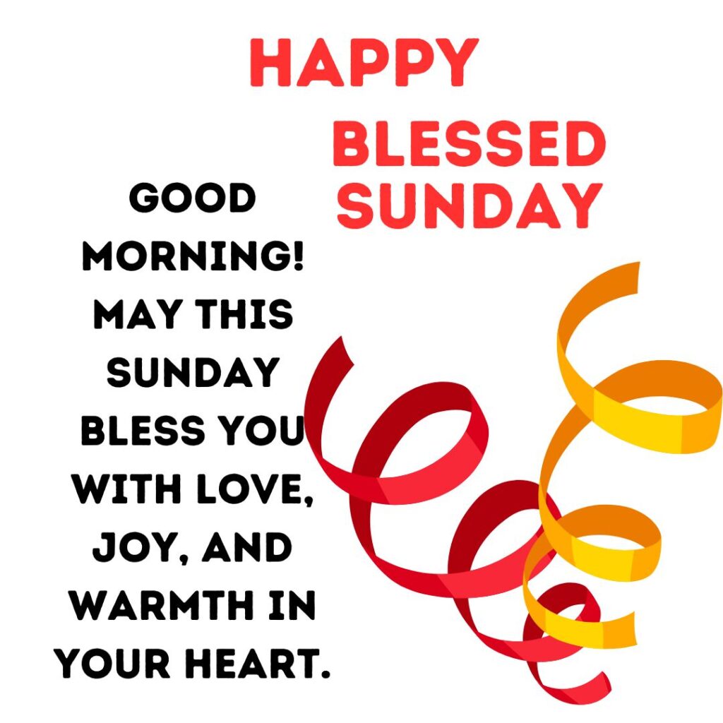 Good Morning Sunday Blessing Quotes