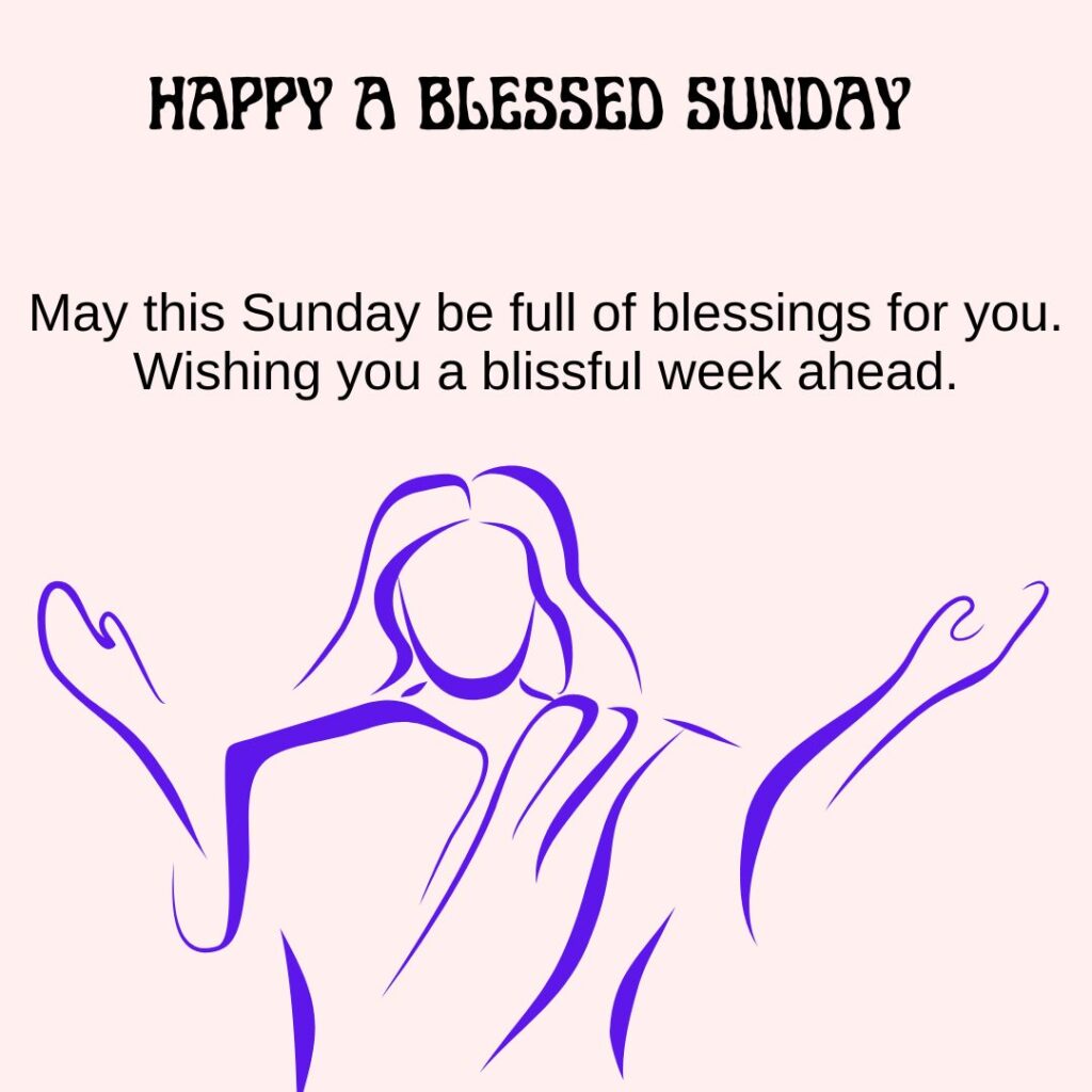 Good Morning Sunday Christian Blessing Images