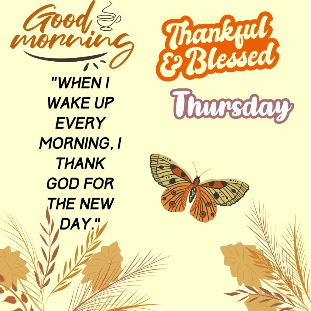 Good Morning Thursday Blessing Images for her