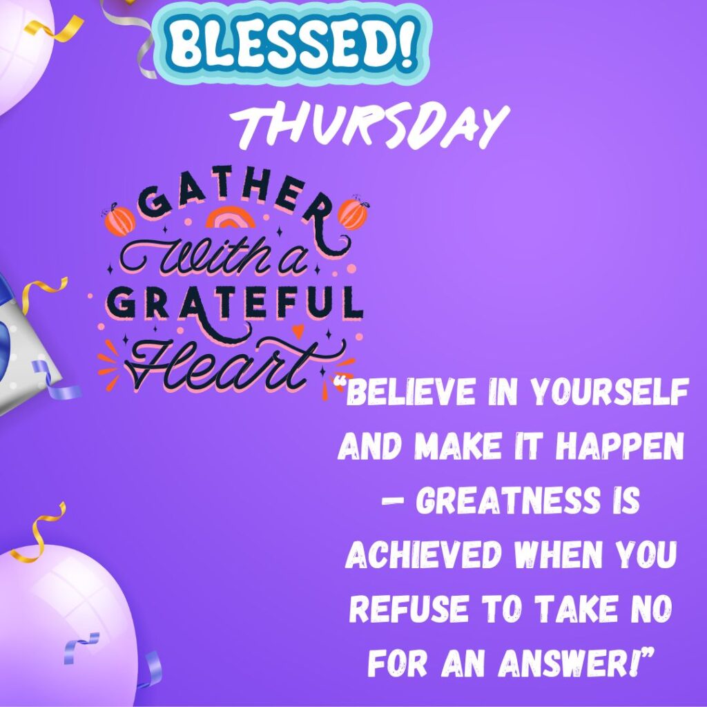 Grateful Thursday Blessing Images