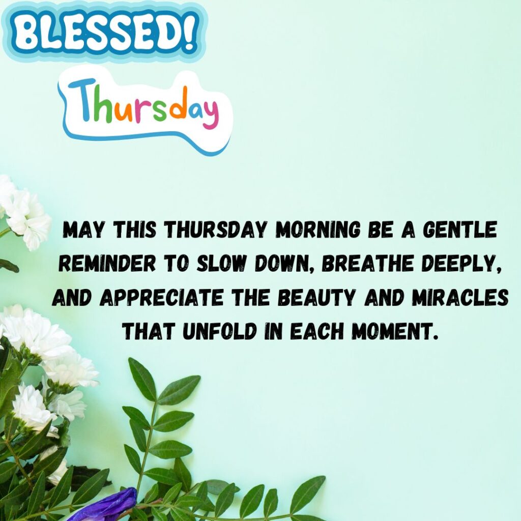 Blessed Thursday Quotes