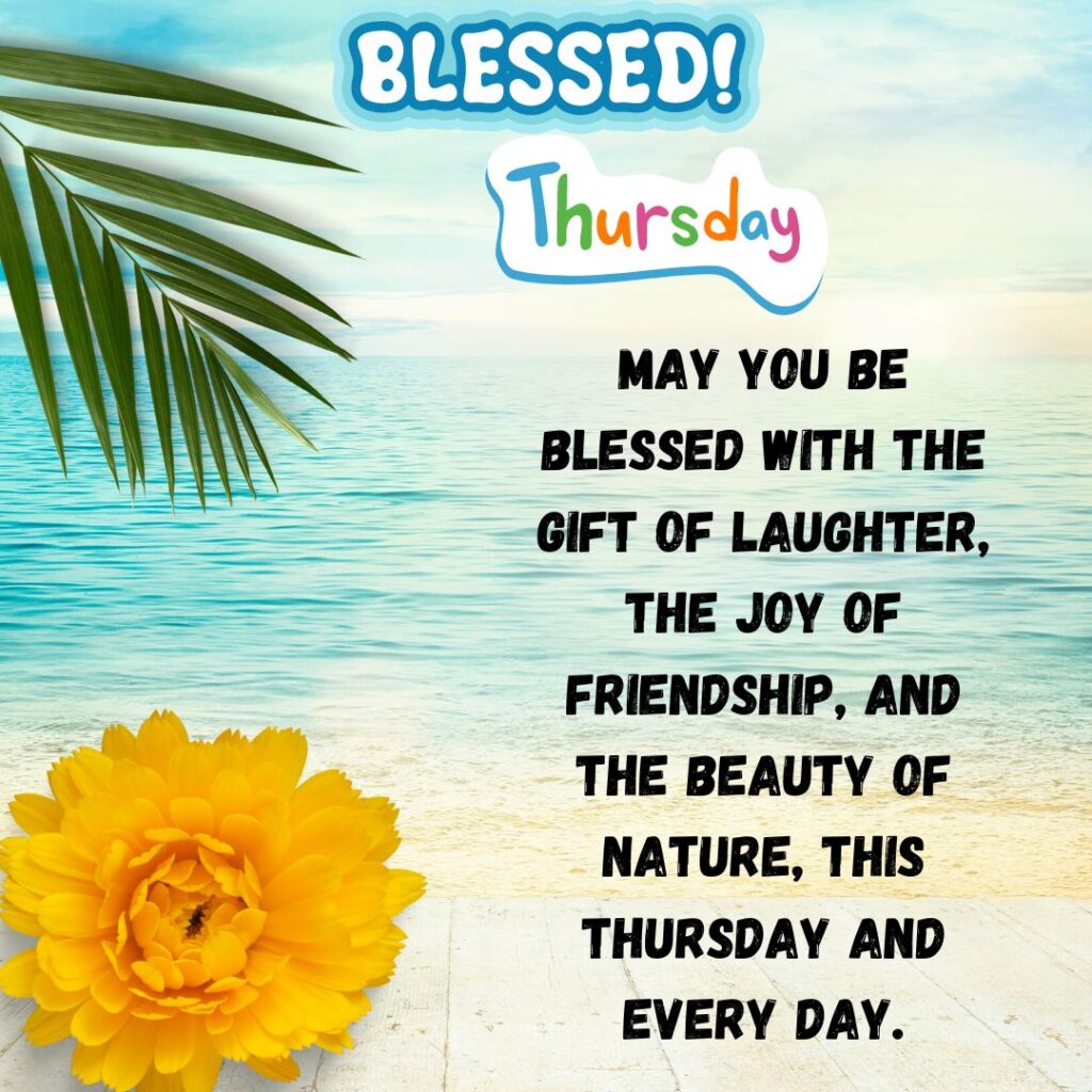 Beach Good Morning Thursday Quotes