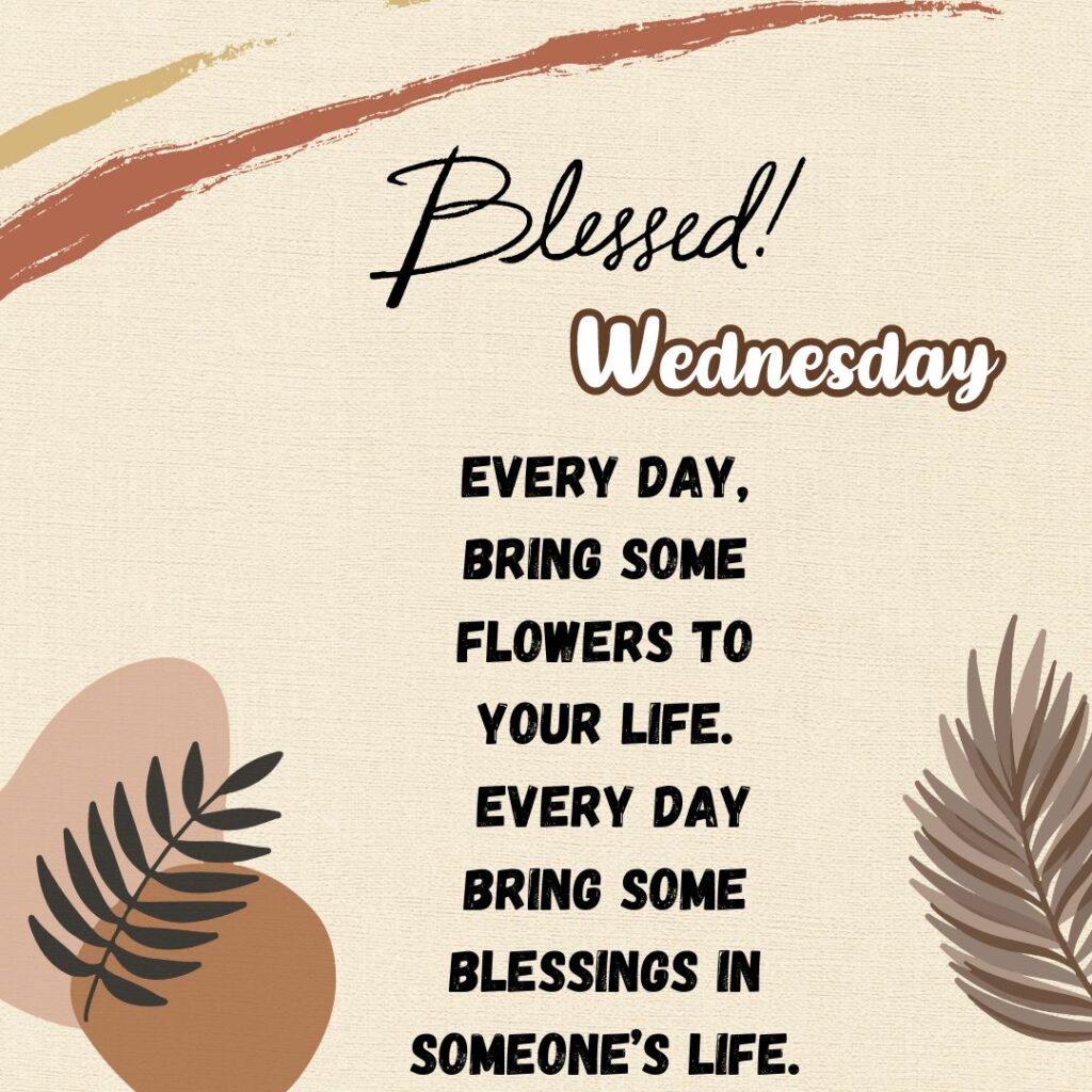 Good Morning Wednesday Blessing Photos