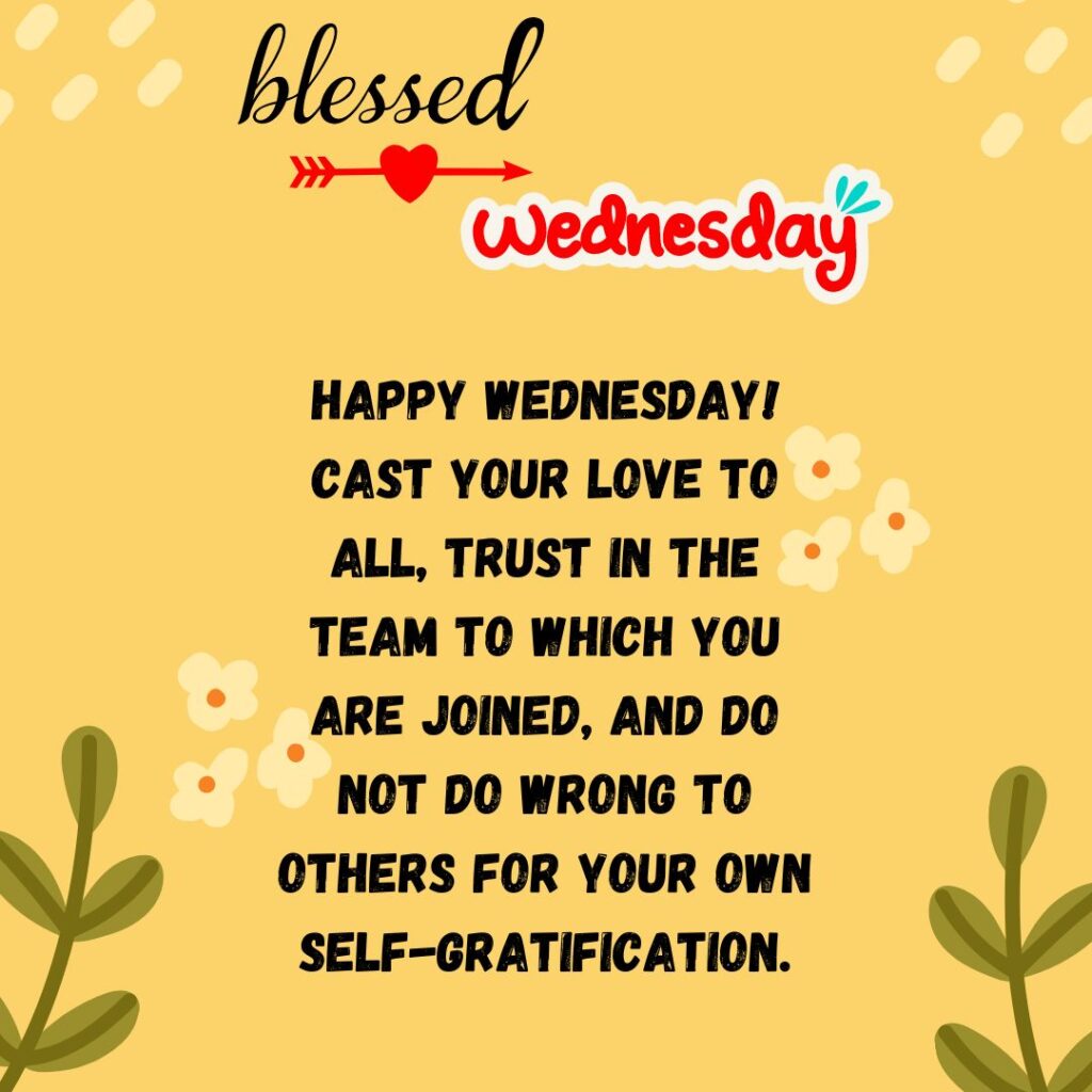 Good Morning Wednesday Blessing Ideas