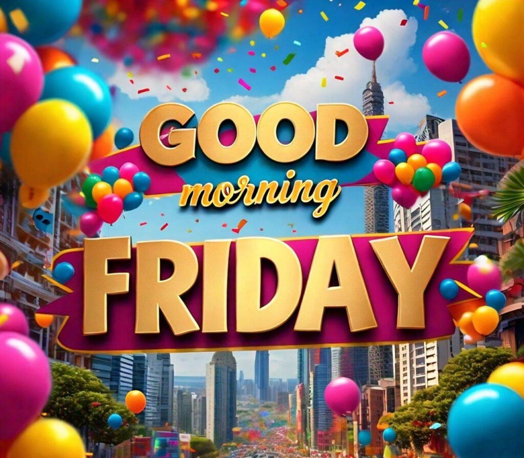 Good Morning Happy Friday Images