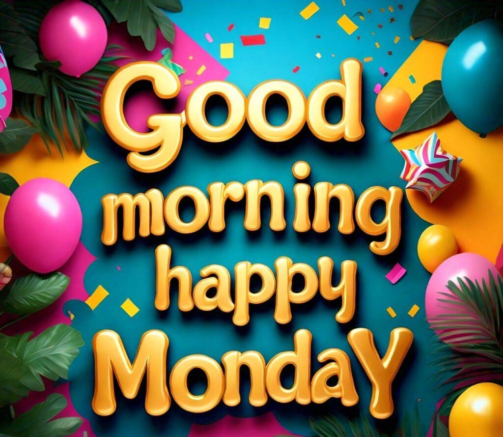 Good Morning Happy Monday Images