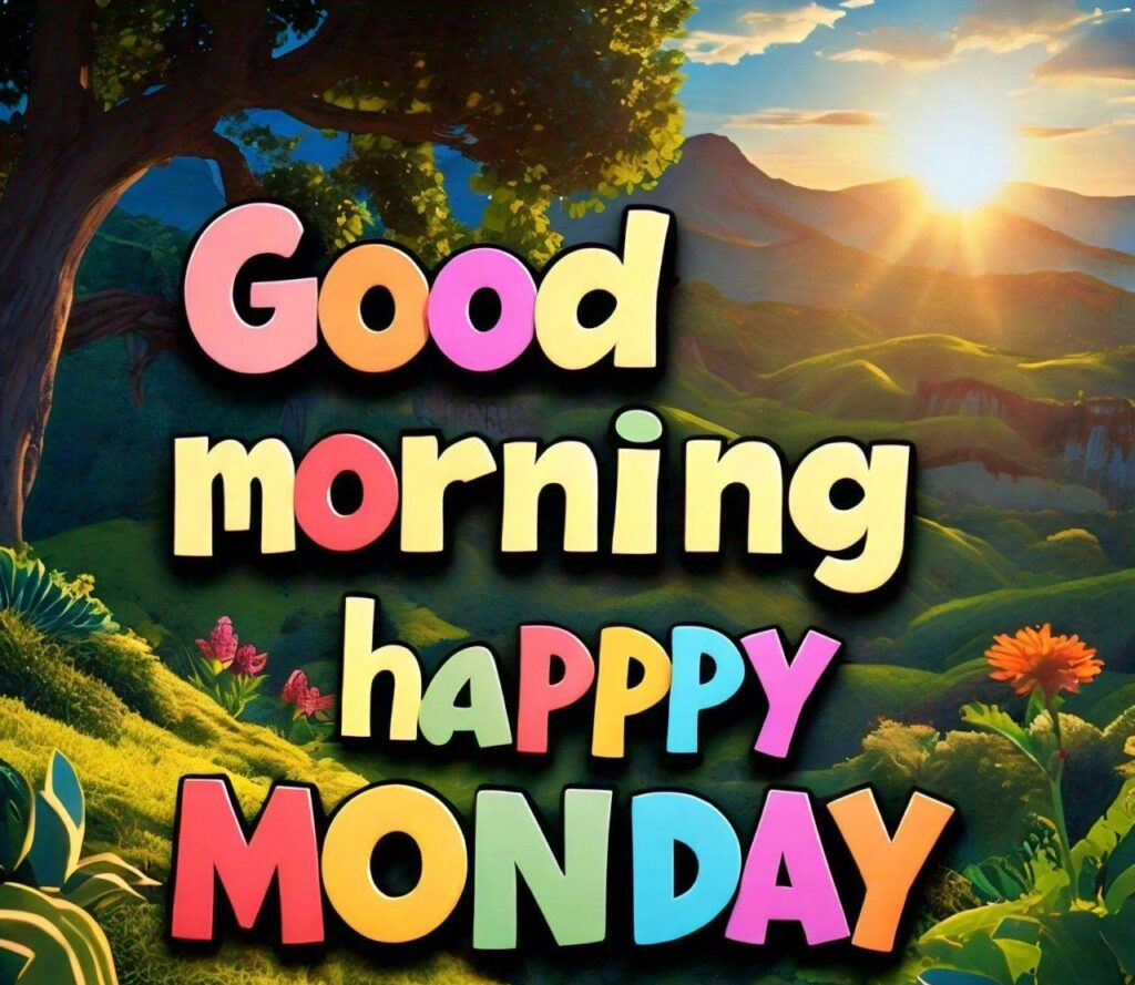 Good Morning Happy Monday Images