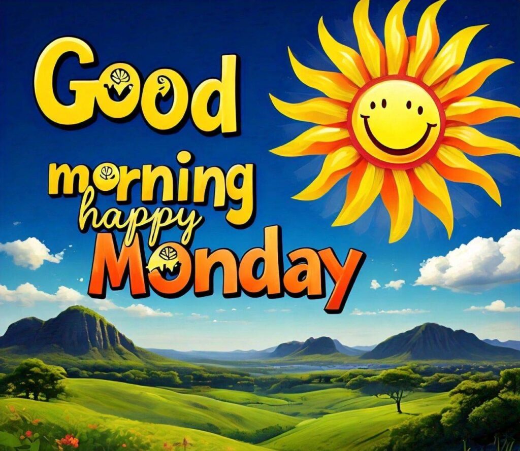 Good Morning Happy Monday Images