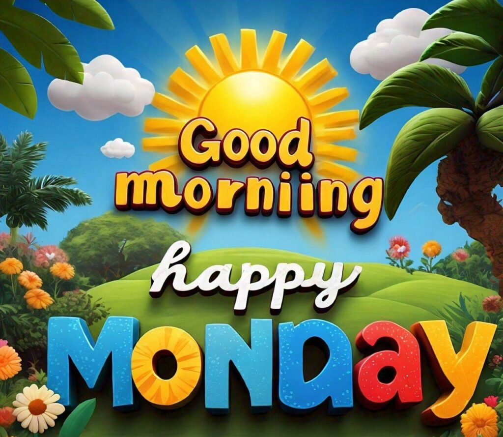 Good Morning Happy Monday Images