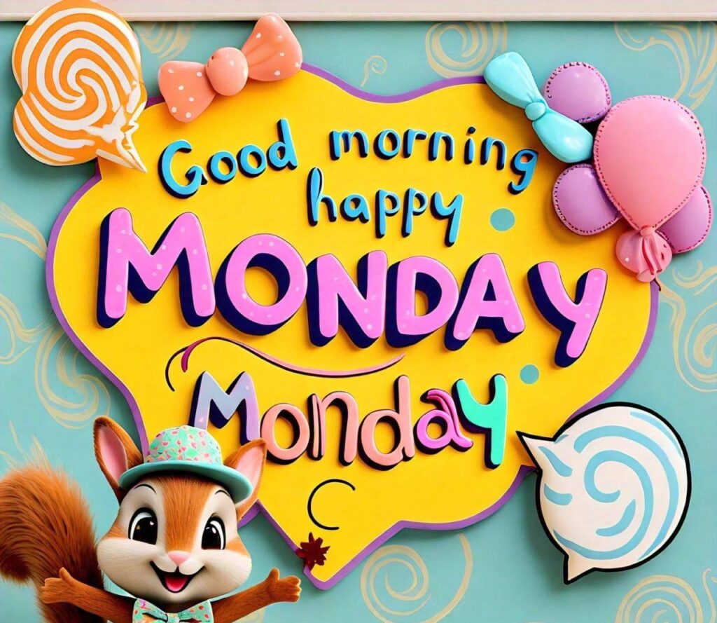 Good Morning Happy Monday Images