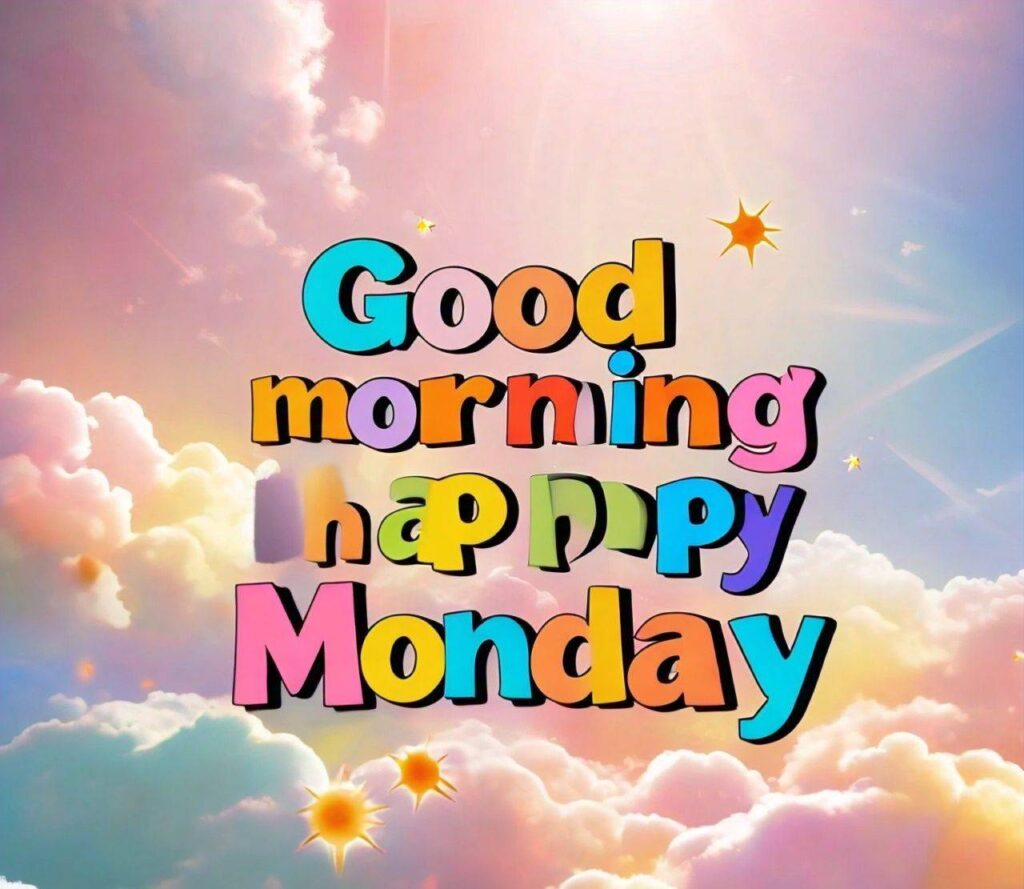 Good Morning Happy Monday Images