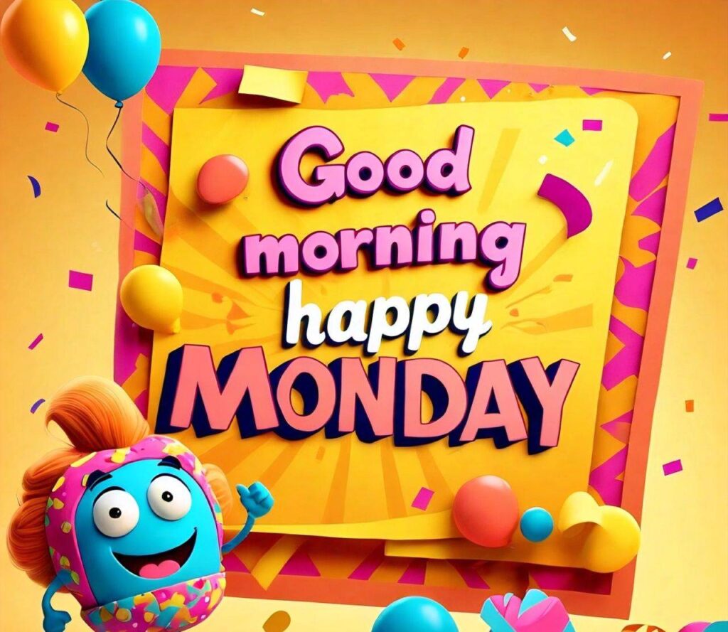 Good Morning Happy Monday Images