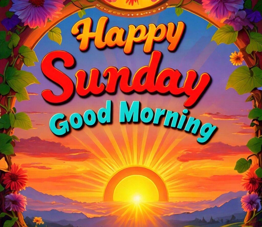 Good Morning Happy Sunday Images