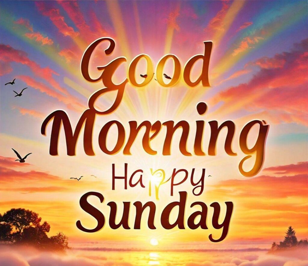 Good Morning Happy Sunday Images