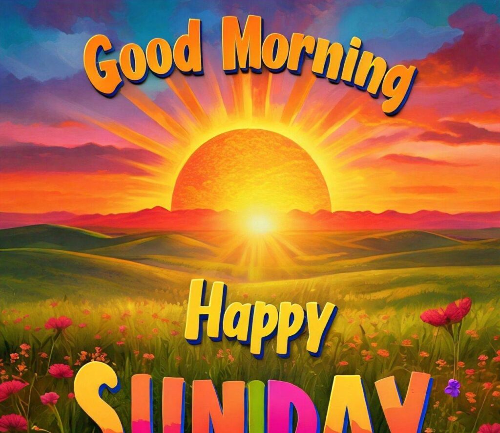 Good Morning Happy Sunday Images