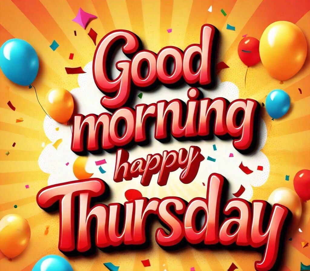 Good Morning Happy Thursday Images