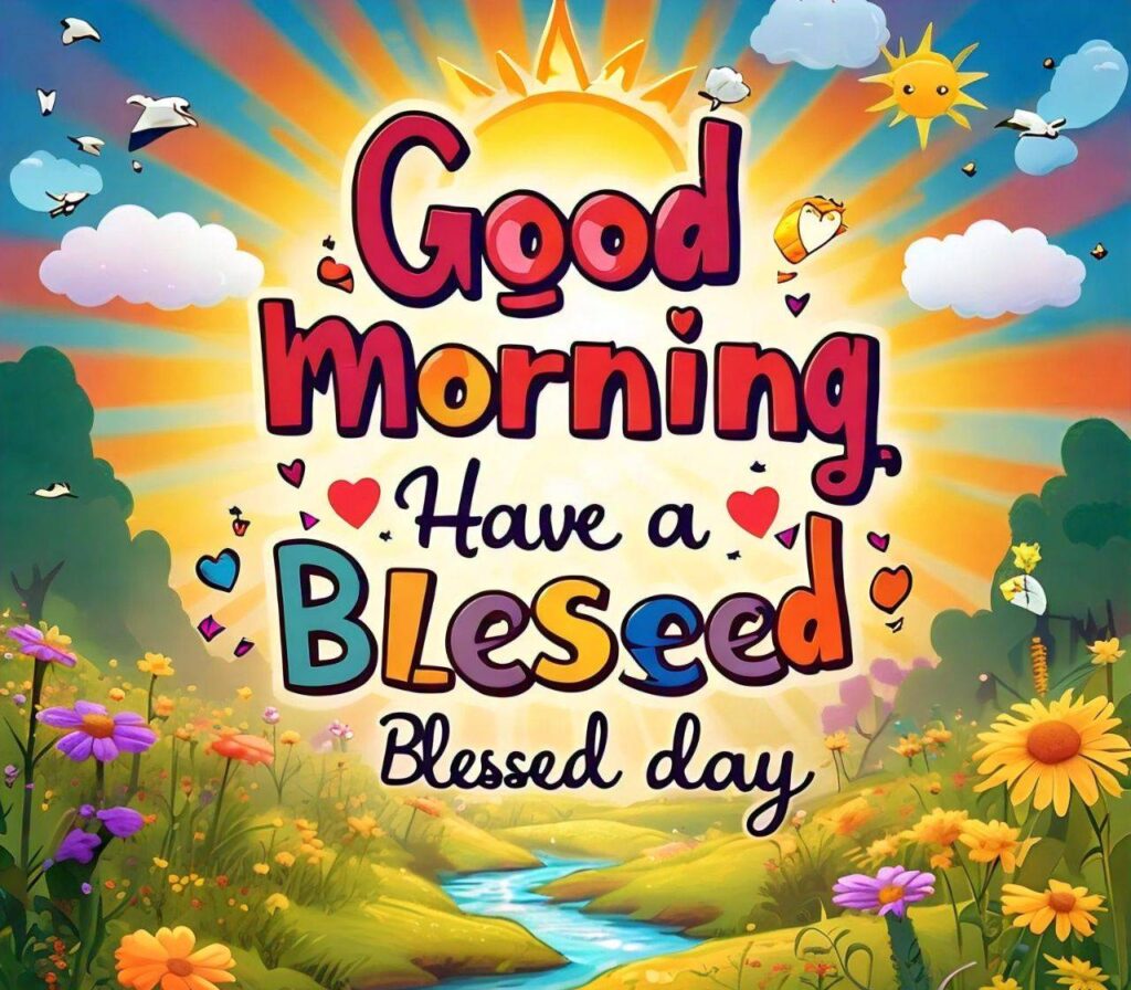 Good Morning Have a Blessed Day wallpaper