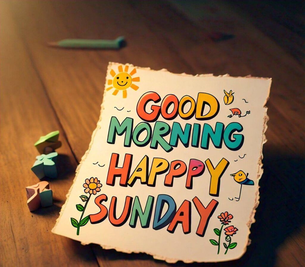 Good Morning Sunday Pictures text