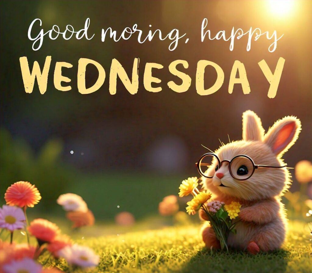 Good Morning Wednesday rabbit images